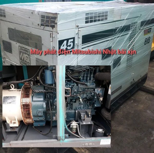 Máy phát điện Mitsubishi 45kva Nhật Bãi cũ