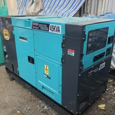 Máy phát điện cũ Denyo 45kva động cơ Hino